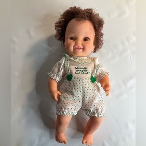 Kidco Vintage Babydoll Mommy’s Are A girls Best Friend Brunette 1981